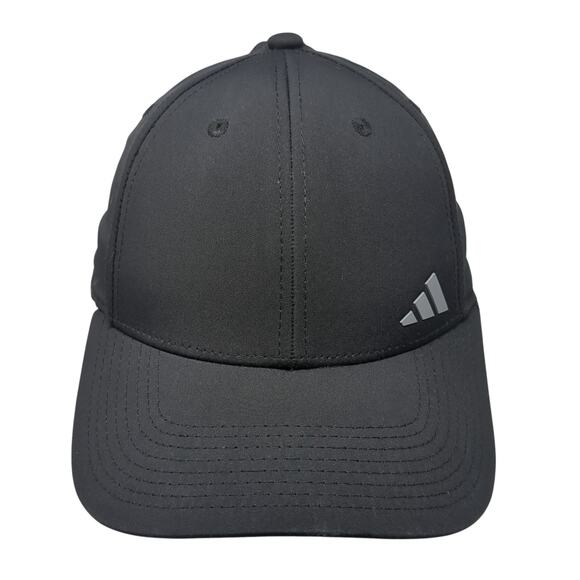 Adidas Threes Triple Life Baseball Cap Black One Size Stretchable Lightweight - Picture 1 of 9